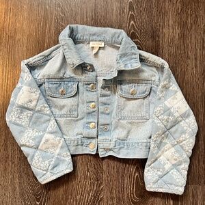 Girl's Cat and Jack Jean Jacket Size XS